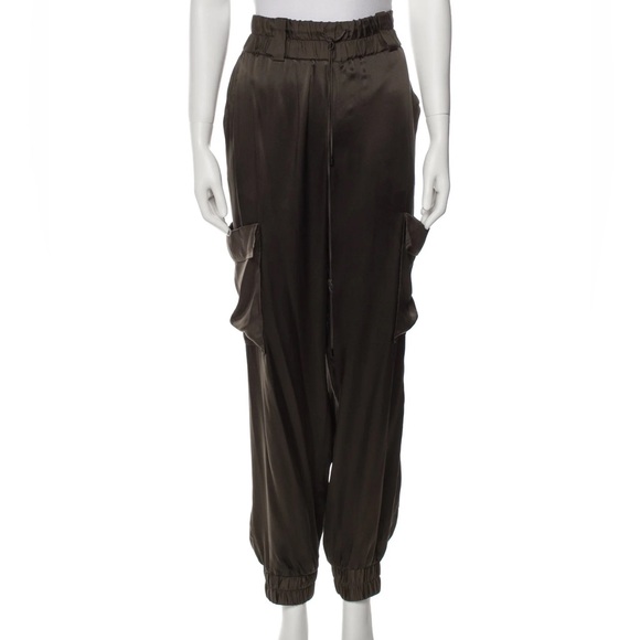 Tom Ford Women´s Dark Brown Satin Trousers